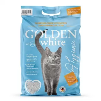 Żwirek dla kota Golden szary 14 kg bentonitowy zbrylający, zapach lawendy, bezpyłowy, nieprzywierający