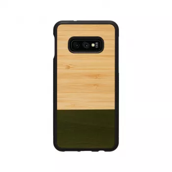 Etui na telefon man and wood SmartPhone do Galaxy S10e bamboo forest Czarny