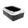 Otwarta kuweta dla kota Rotho Bonnie Cat 572×393×209 mm, technopolimer, 30 L, czarno-szara