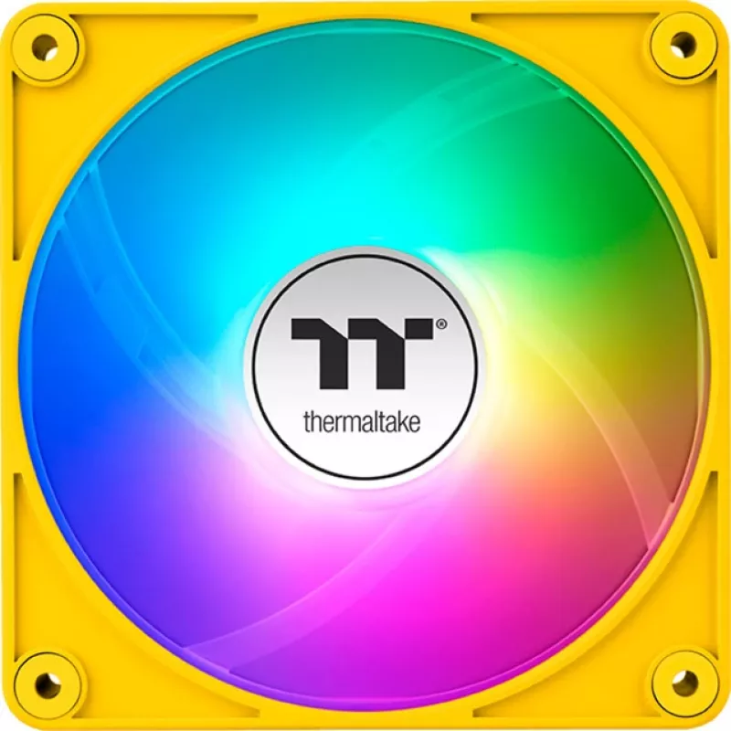 Thermaltake CT120 EX ARGB 120mm żółty 3-Pack Wentylatory obudowy