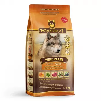 WOLFSBLUT Wide Plain Light Horse ze słodkimi ziemniakami - sucha karma dla psów - 2kg