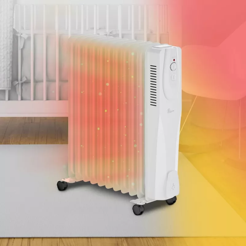 Grzejnik olejowy Extralink NY-25W1 2500W, 11 żeberek