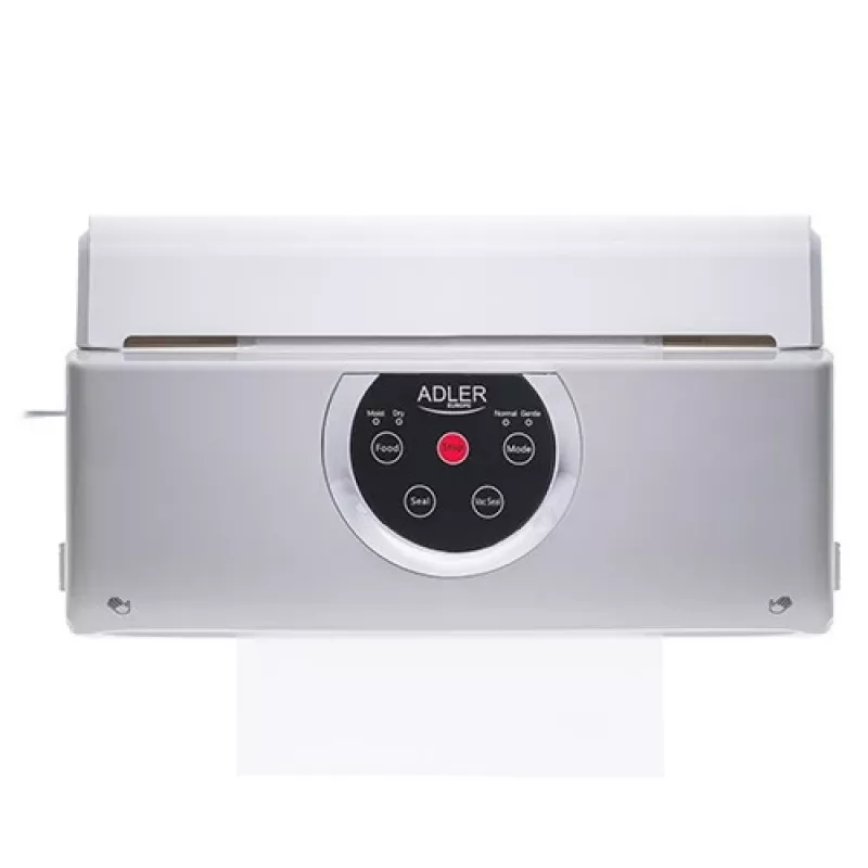 Zgrzewarka próżniowa Adler AD 4503, 130 W, podciśnienie -750 do -800 mbar, wtyczka typu C, szaro-biała