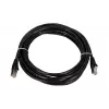 Kabel krosowy LAN Extralink Cat5e FTP 5 m, skrętka miedziana, RJ-45–RJ-45, czarny