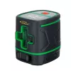 Poziomica laserowa krzyżowa SNDWAY SW-331G — zielona wiązka, zasięg 15 m