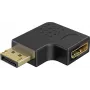 Goobay DisplayPort Angled Adapter 90° Left czarny (77132)