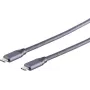 Kabel USB S/CONN 13-47010 USB 3.2 Gen 2x2 0.5 m szary