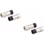 Zestaw złączy koncentrycznych F zaciskowych ShiverPeaks 85029-A-SET2 do kabli 7 mm, 2 szt.