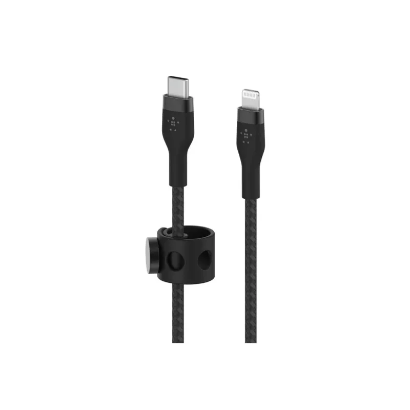 Belkin BOOST CHARGE - Lightning-Kabel - 24 pin USB-C männlich zu Lightning männlich - 3 m - Schwarz - für Apple iPad/iPhone/iPod (Lightning)