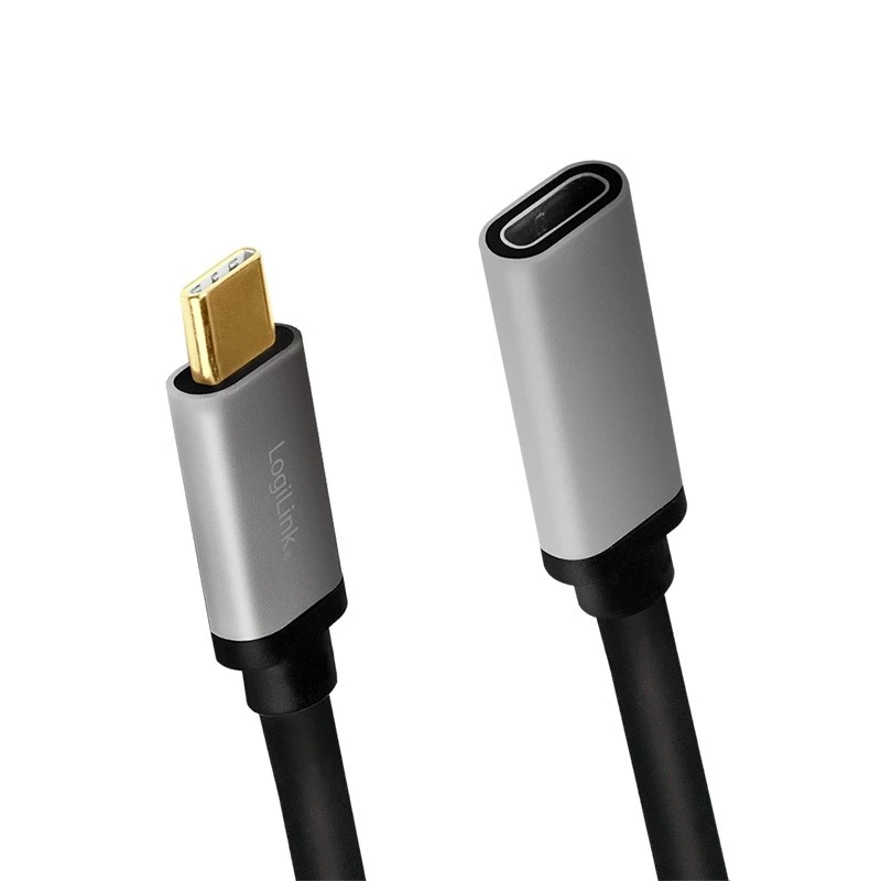 LogiLink USB kabel USB 3.2 Gen 2 CUA0105 0.5m USB C Czarny Szary