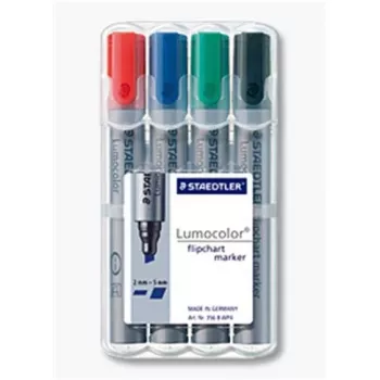 Marker Staedtler 356 B WP4 4 szt. czarny niebieski zielony czerwony