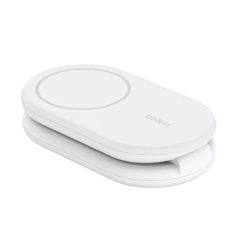Belkin BoostCharge Słuchawki, Smartfon Biały USB Ładowanie bezprzewodowe Szybkie ładowanie Wewnętrzne