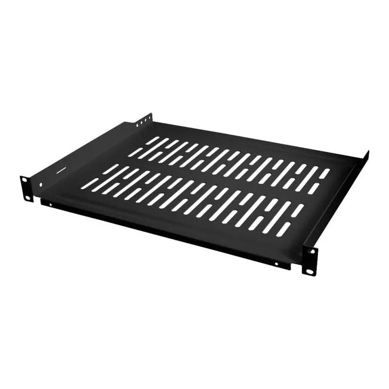 LogiLink Rack - Regal - Czarny, RAL 9005 - 1U - 48,3 cm (19 cali)