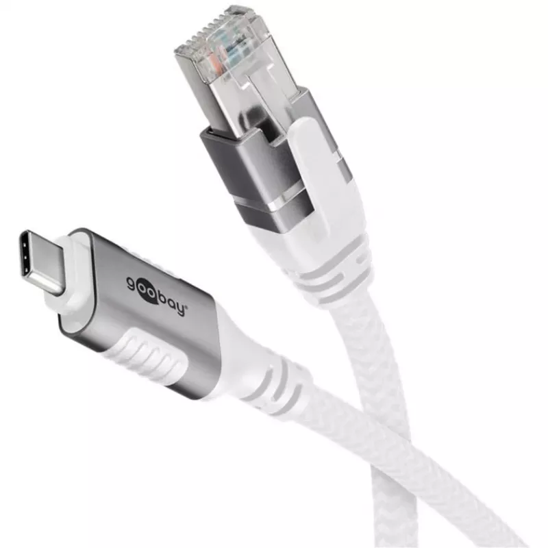Goobay 74177 - adapter sieciowy kabel USB 3.1 Type C Gigabit Ethernet 3 m - Network Card - 1.000 Mbps (74177)