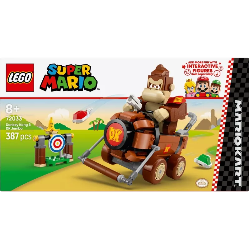 Building Blocks Super Mario 72033 Mario Kart - Donkey Kong i DK Jumbo