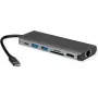 Stacja dokująca ROLINE 12021123 USB 3.2 Gen 1 Type-C szara Ethernet 1000 Mbit/s