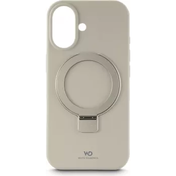 Etui ochronne Urban Stand Case Białe Diamenty do Apple iPhone 17 Sand — funkcja podstawki, pokrowiec ochronny