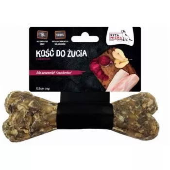 Gryzak dentystyczny dla szczeniąt SYTA MICHA Puppy 13,5 cm — gryzak dentystyczny dla szczeniąt, smak wołowy, bezglutenowy, bez konserwantów