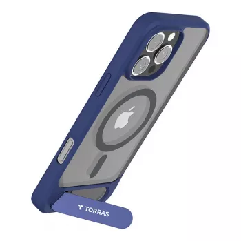Etui Torras Pstand Series dla iPhone 16 Pro — Niebieskie smukłe lekkie etui ochronne