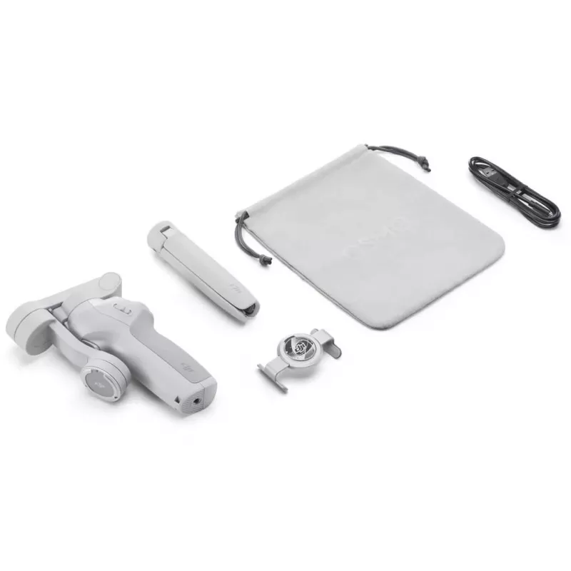 DJI OM SE Gimbal Szary Bluetooth W Zestawie Uchwyt Na Telefon Torba Maks. Udźwig 290 G