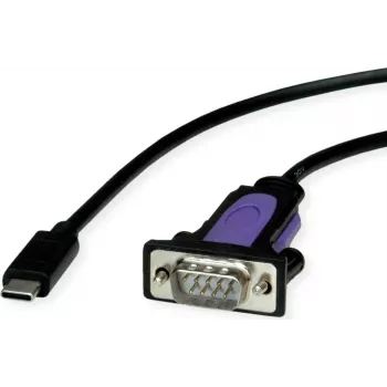 ROLINE Kabel konwertera USB-C - szeregowy, chipset FTDI, 1,8 m (12.02.1170)