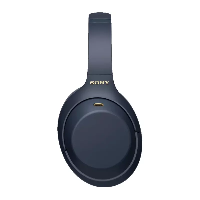 Słuchawki Sony WH1000XM4L.CE7, nauszne, przewodowe i bezprzewodowe (Bluetooth, USB-C), niebieskie, opaska nagłowna