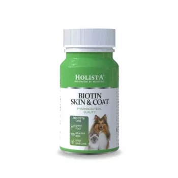 HOLISTA Biotin Skin & Coat - suplementy dla psów i kotów - 90 szt.