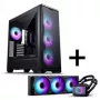 PHANTEKS Eclipse G400A Obudowa PC + Glacier M25 Gen2 Chłodzenie cieczą AiO - czarna
