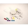 Zebra Clips do QuickClip Wristbands czerwony