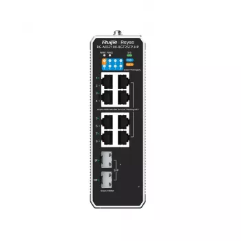 Ruijie Networks RG-NIS2100 Managed L2 Gigabit Ethernet (10/100/1000) Power over Ethernet (PoE) Czarny, stal nierdzewna