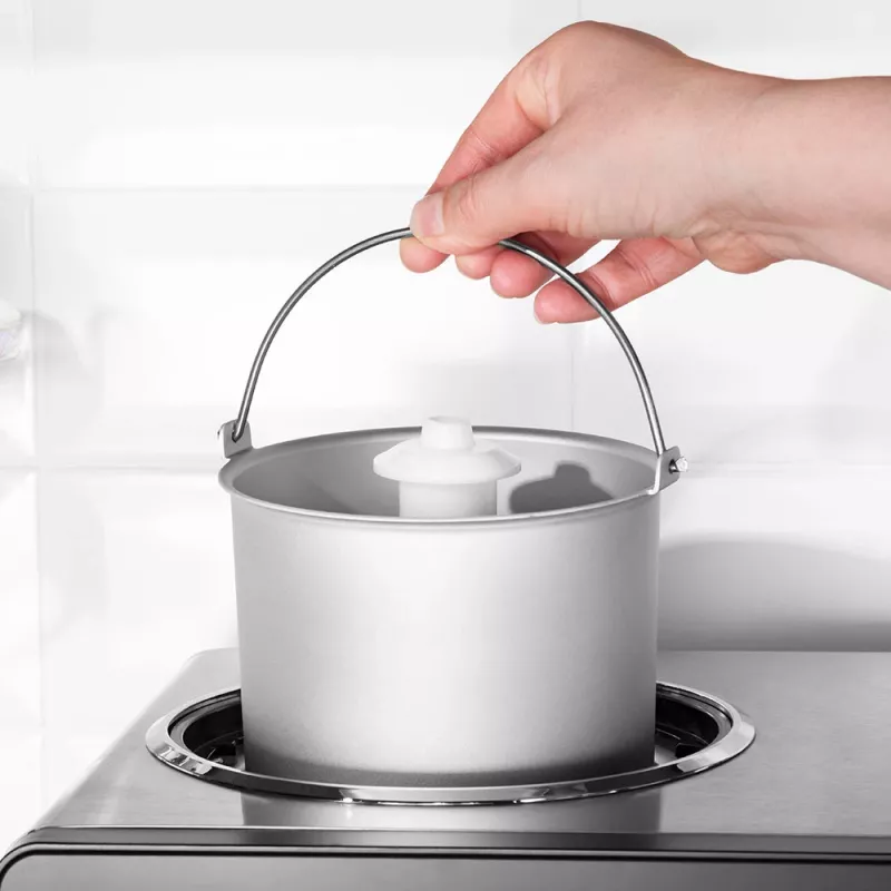 Tradycyjna maszyna do lodów Gastroback Design Advanced Control 1,5 L 150 W Czarna Satynowa stal