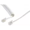 S/CONN 2m RJ10 Transparent biały S/CONN 2m RJ10