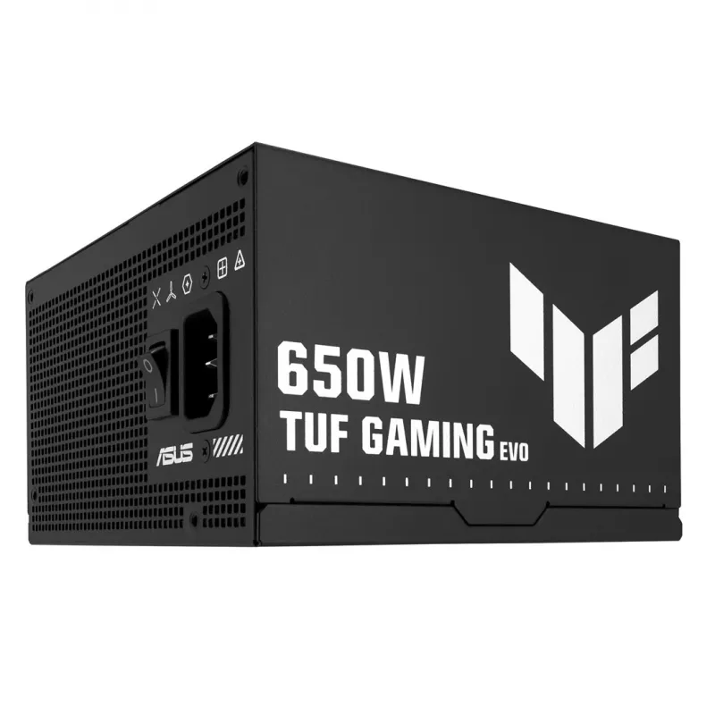 Zasilacz ASUS TUF GAMING 650B EVO — 650 W, 20+4 pin ATX, 80 PLUS Bronze, Czarny