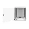 DIGITUS Compact Series DN-19 12-U-S-1 - szafa wisząca - jasnoszary, RAL 7035 - 12U - 48,3 cm (19) (DN-19 12-U-S-1)