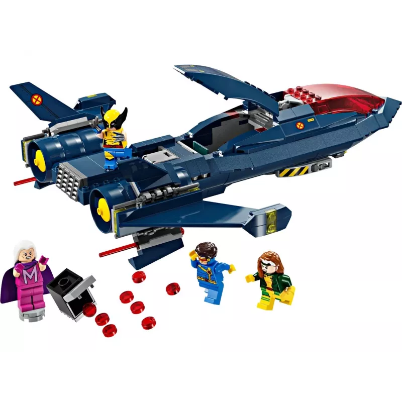 Klocki konstrukcyjne LEGO Marvel Super Heroes X-Jet 76281 z 5 minifigurkami