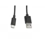 Kabel Lanberg CA-USBO-10CC-0010-BK (USB 2.0 męski - USB 2.0, USB, Type C męski, 1m, Czarny) (CA-USBO-10CC-0010-BK)
