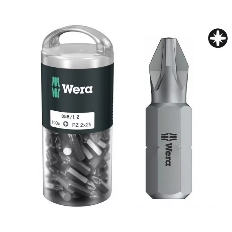 Komplet bitów wkrętakowych Wera 855/1 Z DIY 100 SiS