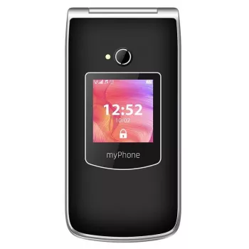 Telefon komórkowy MYPHONE RUMBA 2 — 2,4 cala TFT, 32 MB RAM, 32 MB pamięci, Single SIM, aparat 0,3 MP, bateria 800 mAh