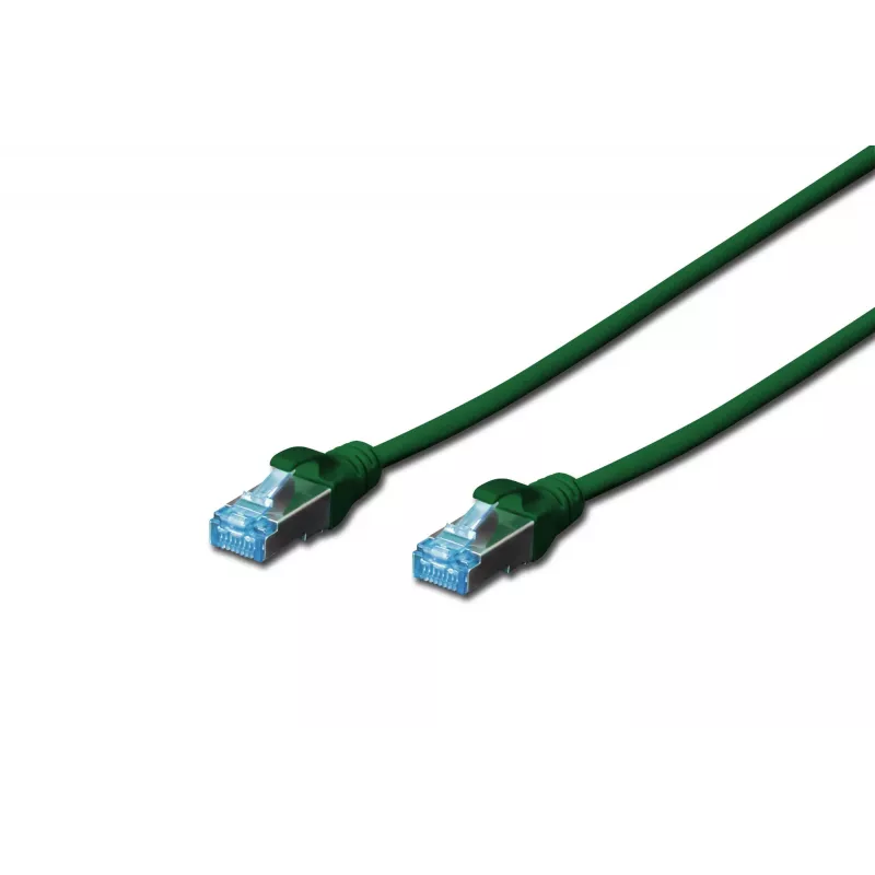 Kabel sieciowy Digitus CAT 5e SF/UTP RJ-45 0,5 m zielony
