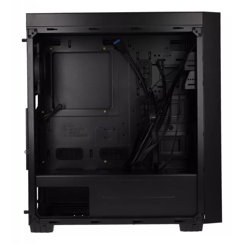 Obudowa komputerowa Gembird Fornax K500 ATX, Midi Tower, Czarny