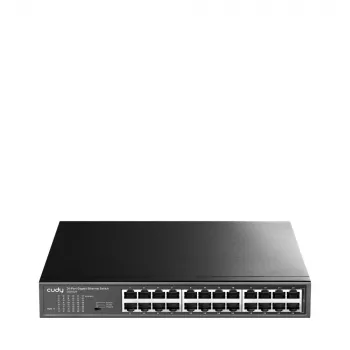 Cudy GS1024 przełącznik sieciowy Gigabit Ethernet (10/100/1000) Czarny