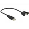 Kabel USB DeLOCK 85462 USB 2.0 0,25 m Czarny