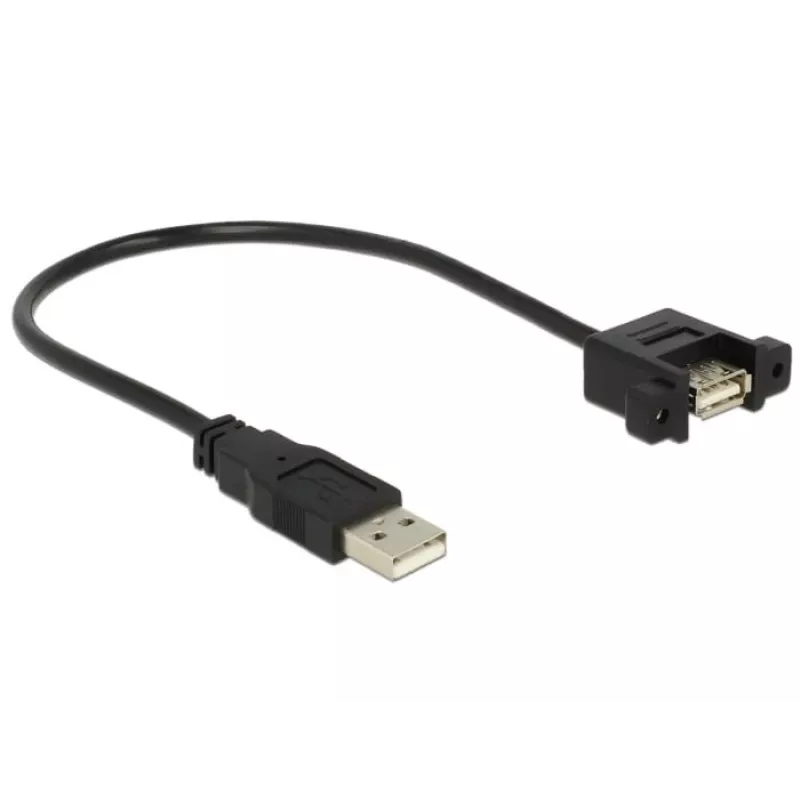 Kabel USB DeLOCK 85462 USB 2.0 0,25 m Czarny