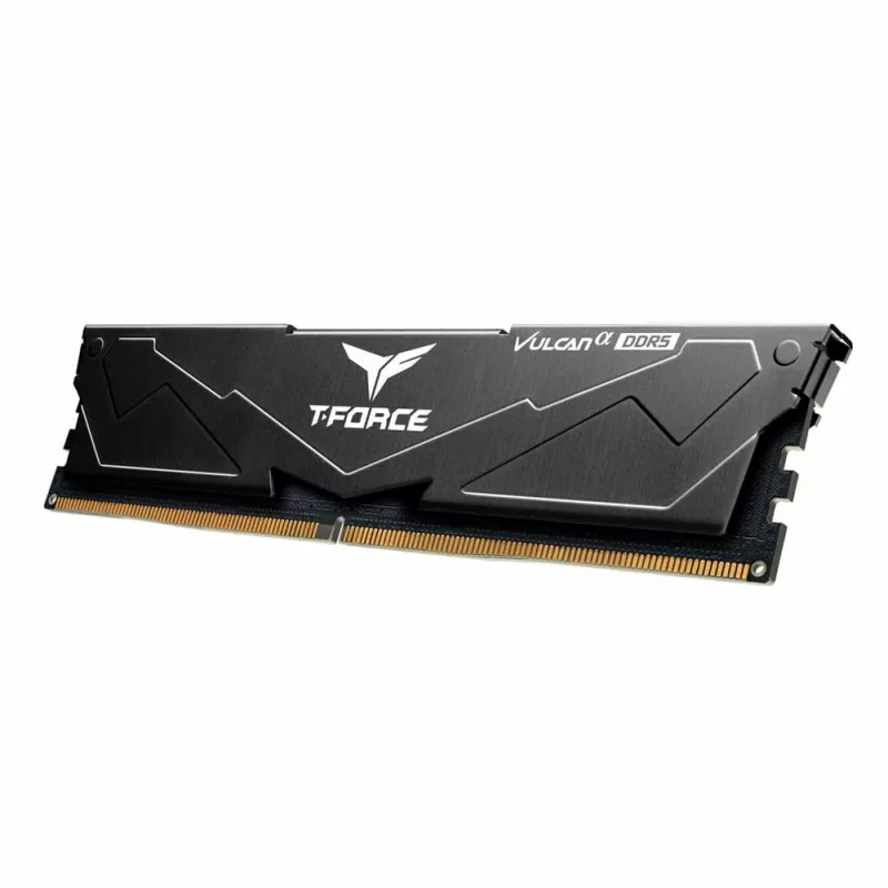 Team Group VULCAN FLABD516G6000HC3001, 16 GB, 1 x 16 GB, DDR5, 6000 MHz, 288-pin DIMM, Czarny