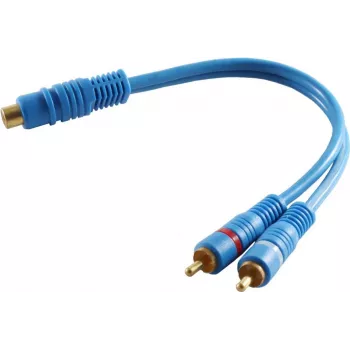 Przedłużacz Cinch ShiverPeaks 40053 — przedłużacz analogowego sygnału audio RCA, stereo, 2 złącza