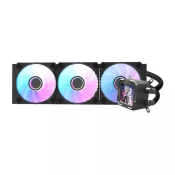Chłodzenie wodne CPU Darkflash DV360S, radiator 360 mm, podświetlenie RGB, czarne