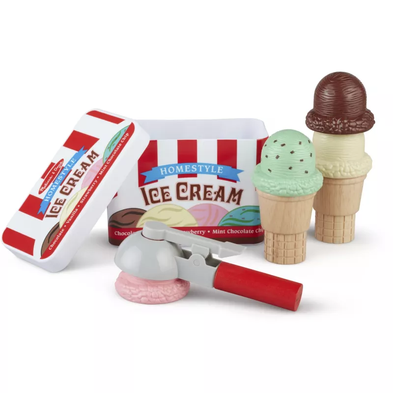 Melissa & Doug Scoop & Stack Zestaw do lodów Kuchnia do zabawy