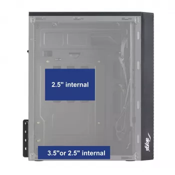 Akyga AK36BK obudowa komputerowa Micro ATX, Micro ATX / Flex ATX / Mini ITX, USB 3.0 + USB 2.0, bez zasilacza, czarna