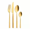Komplet sztućców DOMINO GOLDEN SOUL D910100007 24-elementowy ze stali nierdzewnej