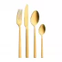Komplet sztućców DOMINO GOLDEN SOUL D910100007 24-elementowy ze stali nierdzewnej